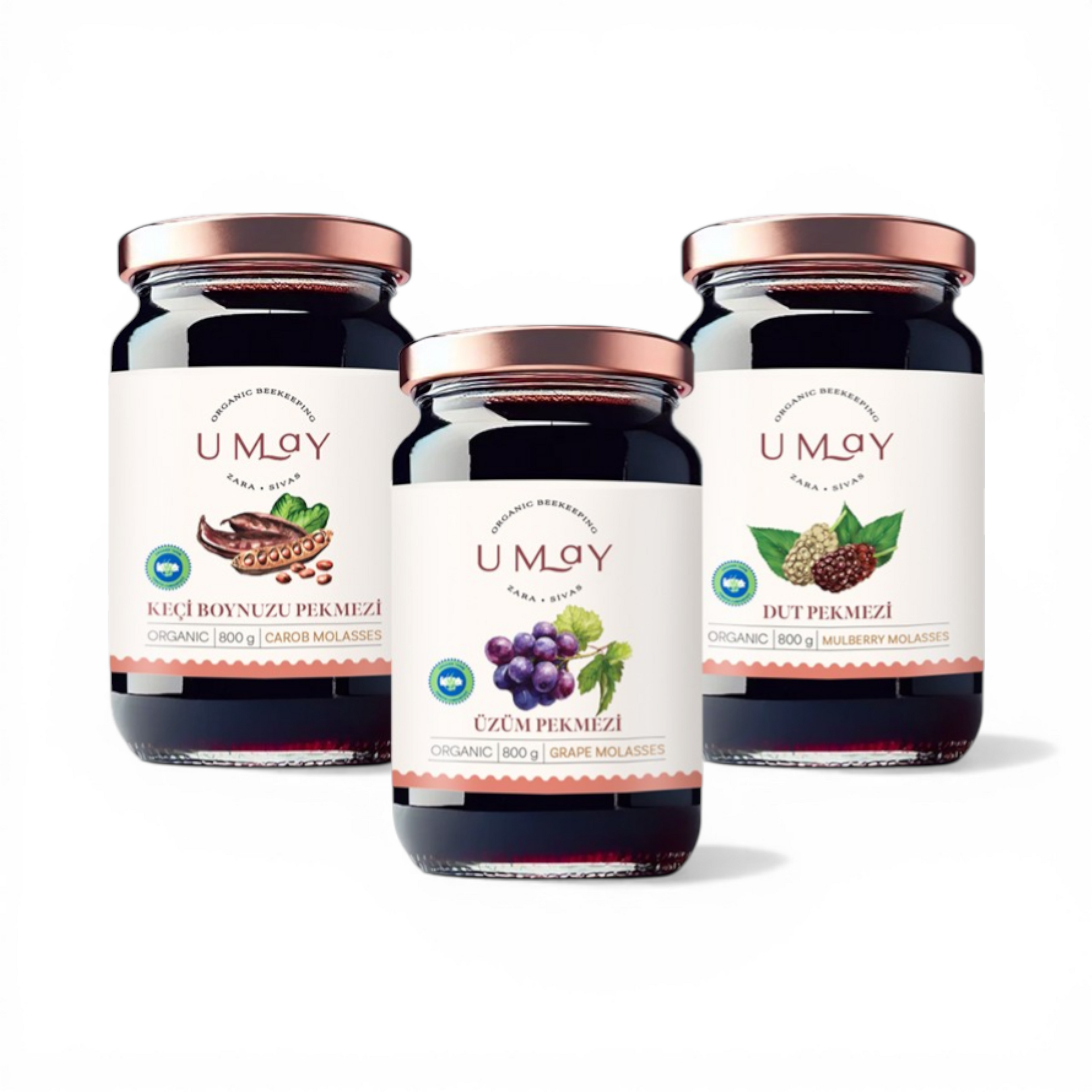 Organik Pekmez Çeşitleri 3’lü Set
